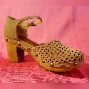 Eric Michael Gigi Platform Sandal, size 40EU/9US